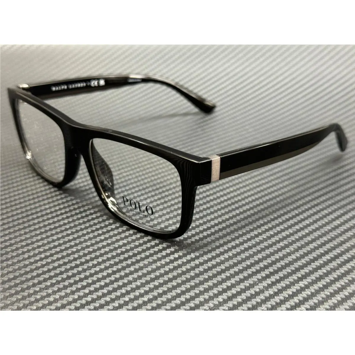 Polo Ralph Lauren PH2290U 5001 Shiny Black Men`s 54 mm Eyeglasses