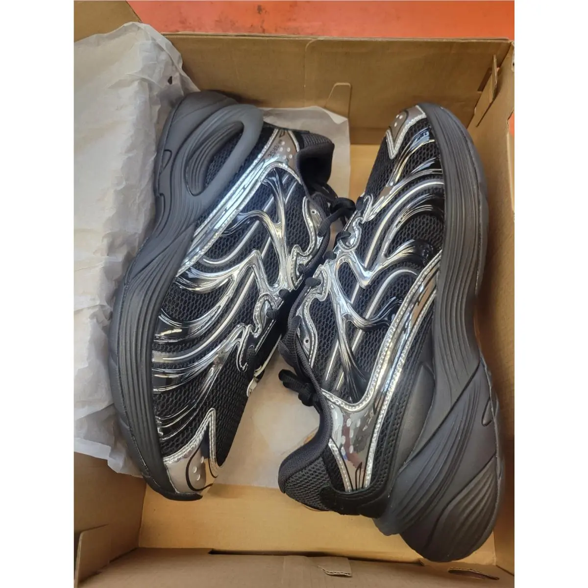 Inverse Chrome Running Sneakers Mens 8.5 Black 402946-01 Shoes by Puma