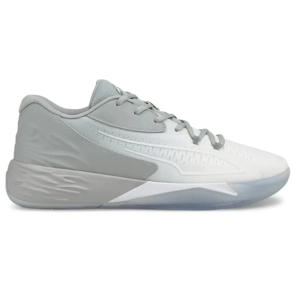 Puma Stewie 1 Team Women s Basketball Shoes Gray/white Size 8.5 - Quarry / Puma White