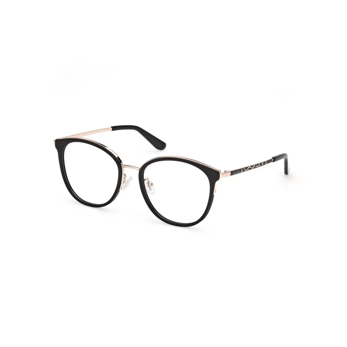 Guess GU 50201-D Shiny Black Matte Black 001 Size 53 Eyeglasses