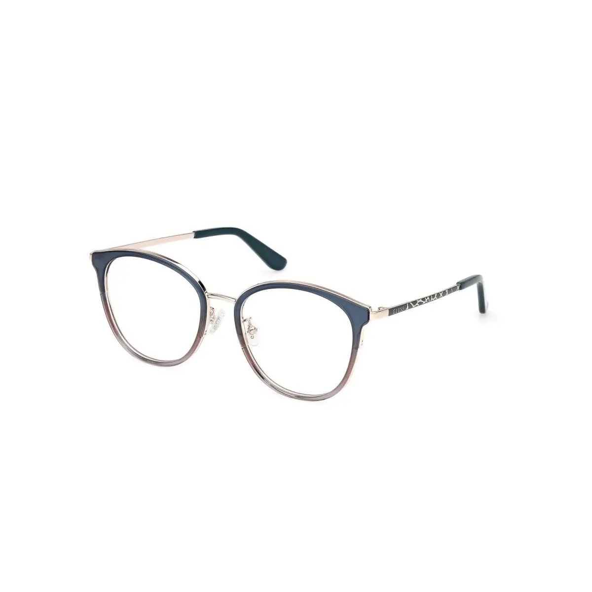 Guess GU 50201-D Blue/gradient / Matte Turquoise 092 Size 53 Eyeglasses