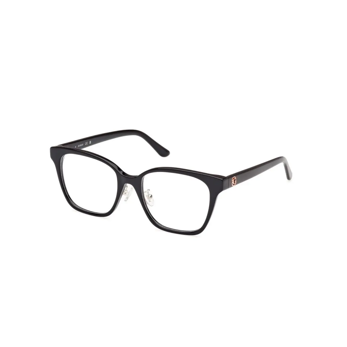 Guess GU 50153-D Shiny Black / 001 Size 53 Eyeglasses