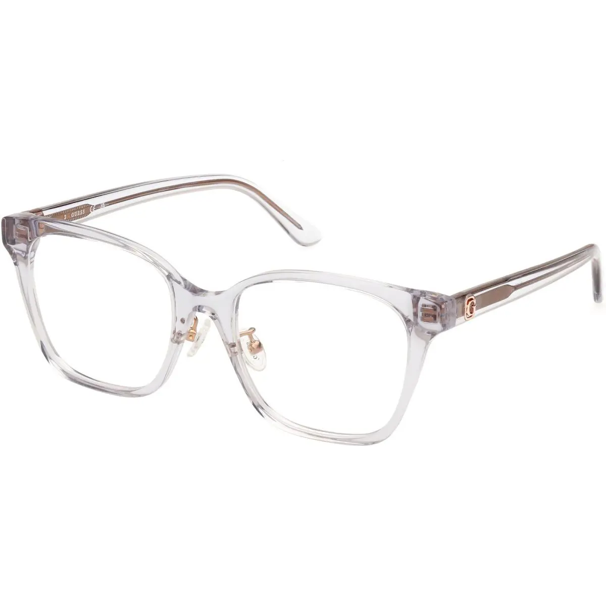 Guess GU50153-D Shiny Grey Shiny Grey 020 Eyeglasses