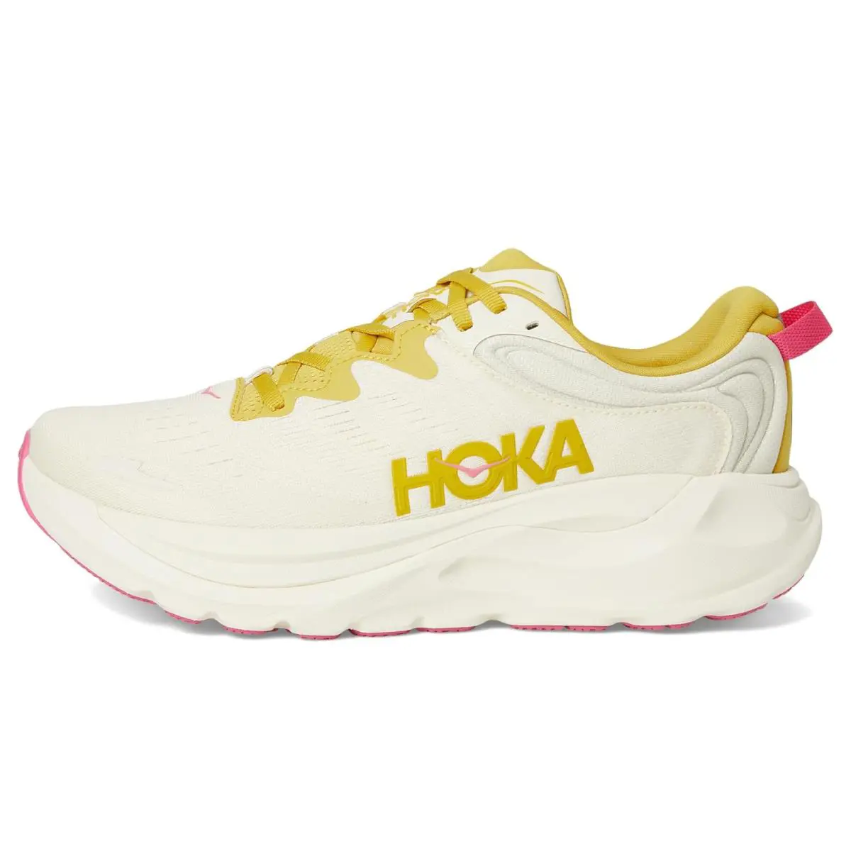 Hoka shoes - Birch/Yellow Gold 2