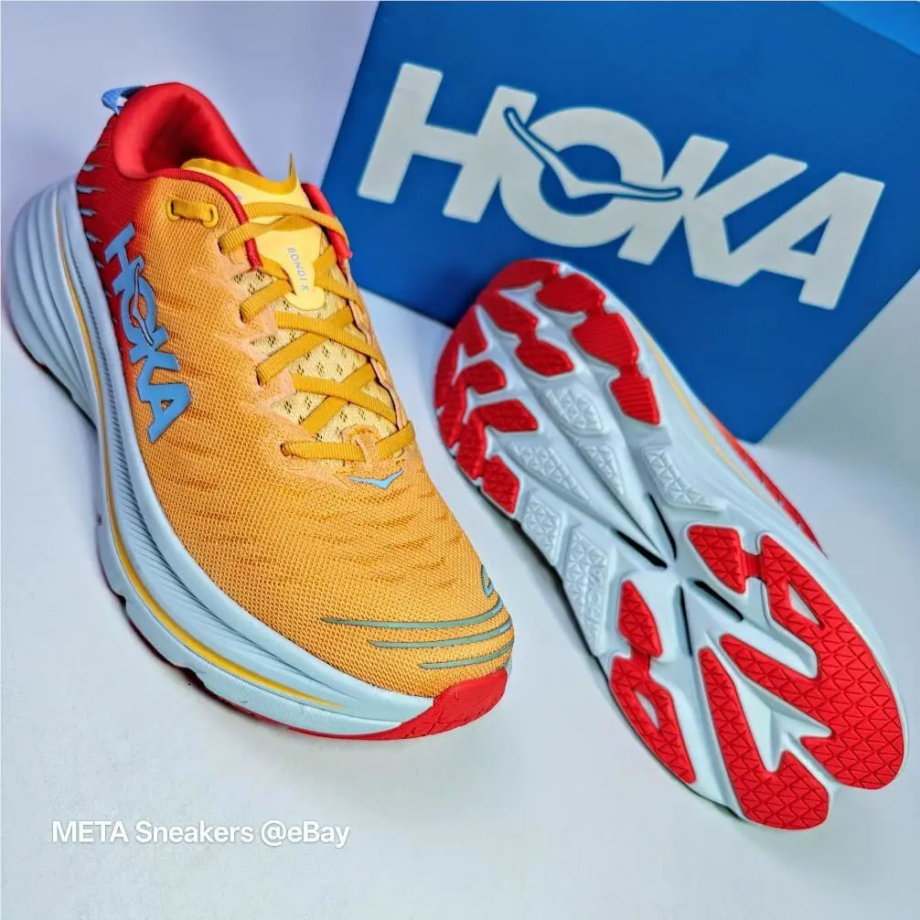 Hoka shoes - Hoka One One HOKA Bondi X - 1113512-FAYW - Yellow 4