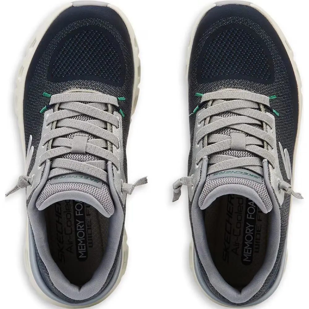Skechers shoes - Navy/Grey/Green 2