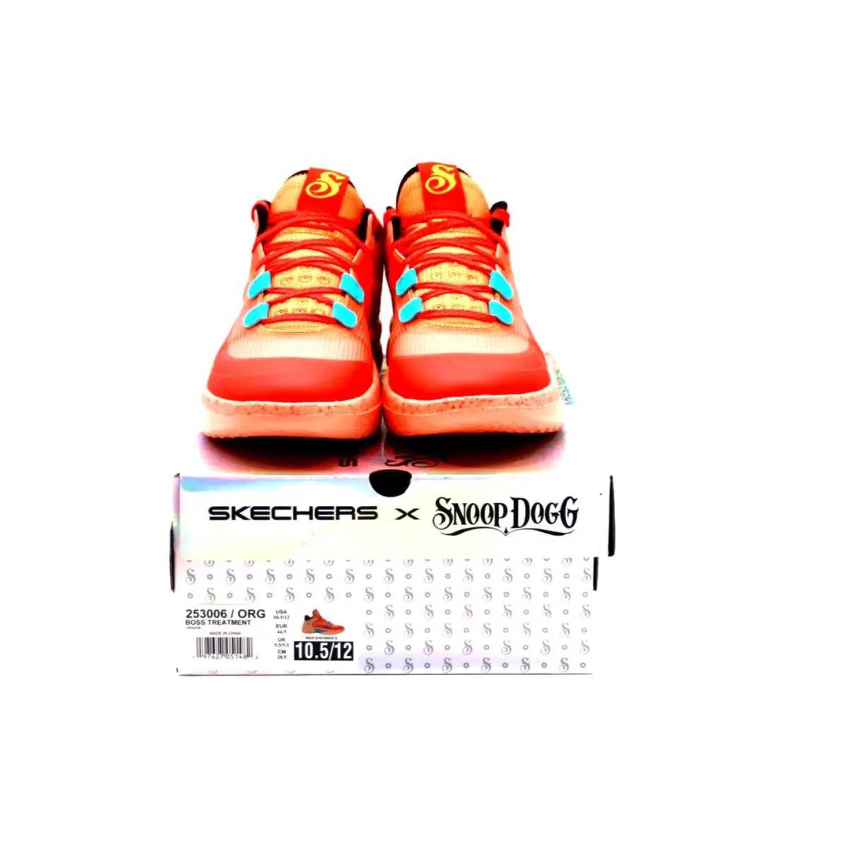 Skechers shoes - SKECHERS X Snoop Dogg Boss Treatment - 253006/ORG - Orange 18