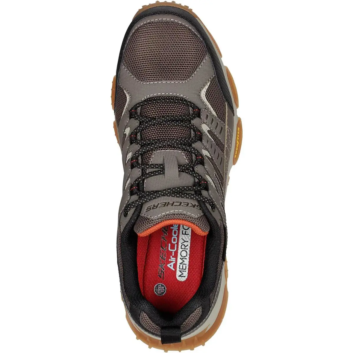 Skechers shoes - CHARCOAL / ORANGE 2
