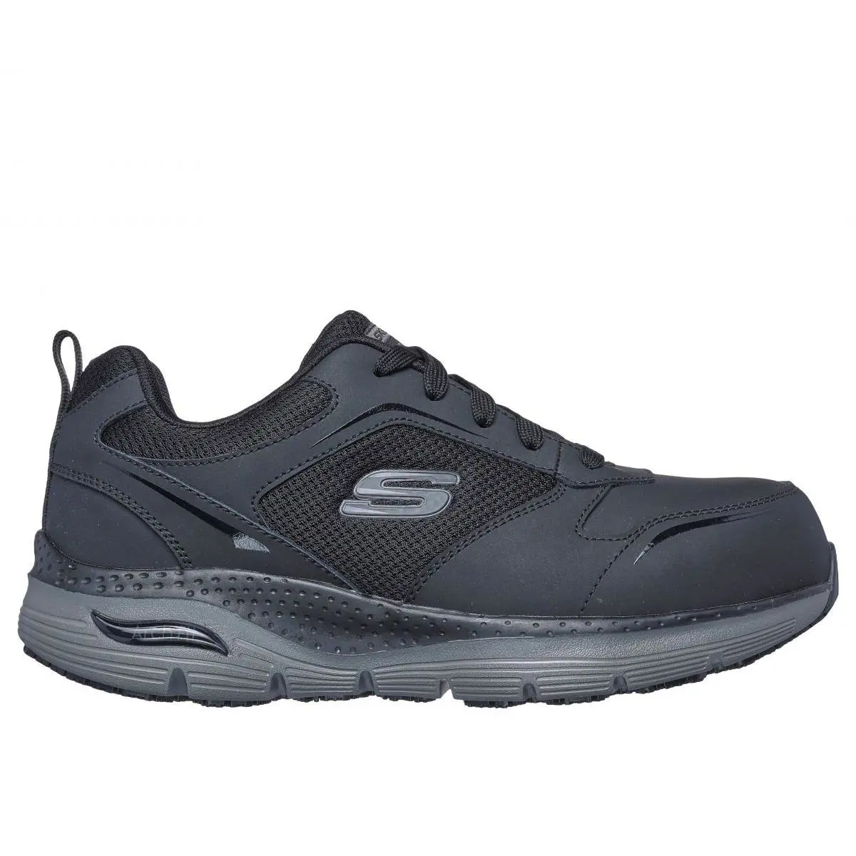 Skechers Work Men`s Arch Fit SR - Angis Composite Toe Work Shoe Black/charcoal