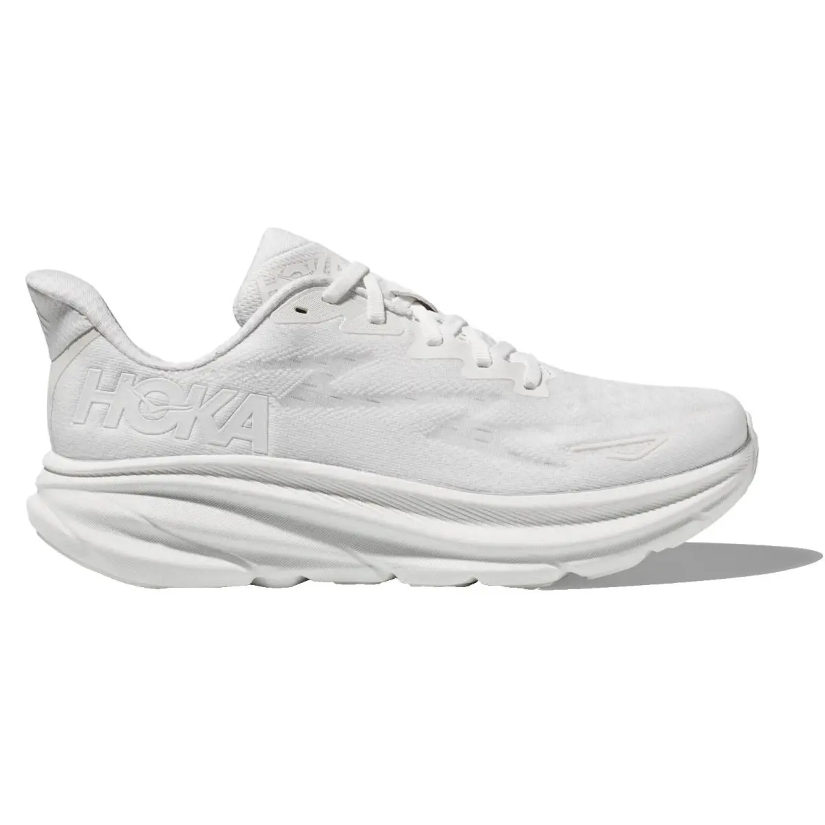 Hoka Women`s Clifton 9 Everyday Running Shoes 5.5 US White with The Box