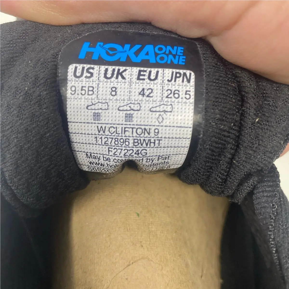 Hoka shoes - Hoka One One Clifton 9 - 1127896 - Black 8