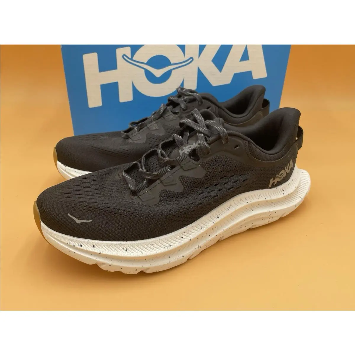 Size 7.5 B Hoka One Women Kawana 2 Running Shoes Bwht Black - Black