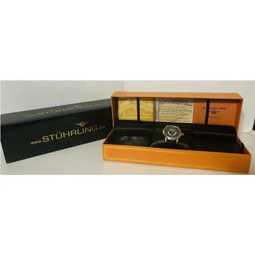 Stuhrling Time Traveler Swiss Quartz Watch