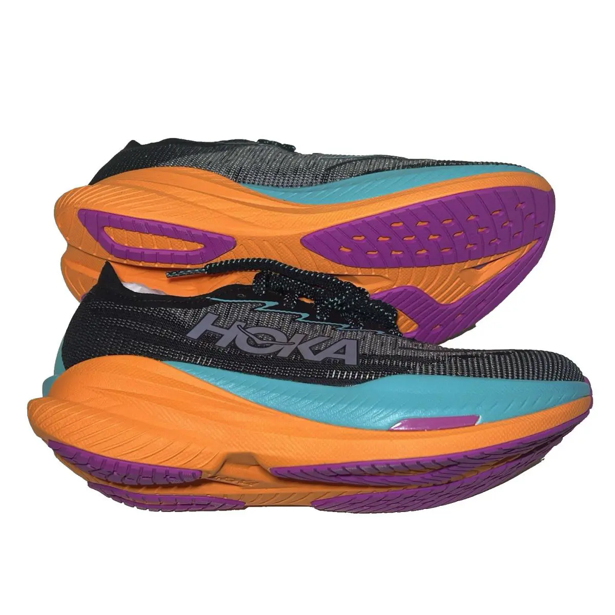 Hoka shoes - Hoka Mach X 2 - Mach - Black/Electric Aqua (UPC: 197634471969) 5