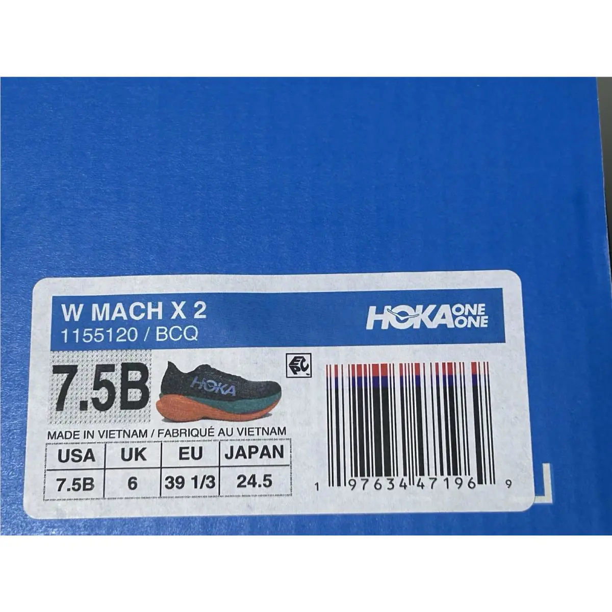 Hoka shoes - Hoka Mach X 2 - Mach - Black/Electric Aqua (UPC: 197634471969) 7