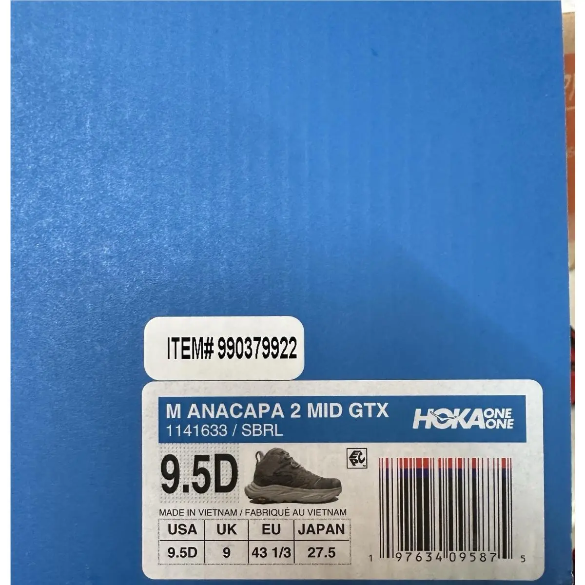 Hoka shoes - Hoka One One Anacapa 2 Mid GTX - 1141633 - Sable (UPC: 197634095875) 4
