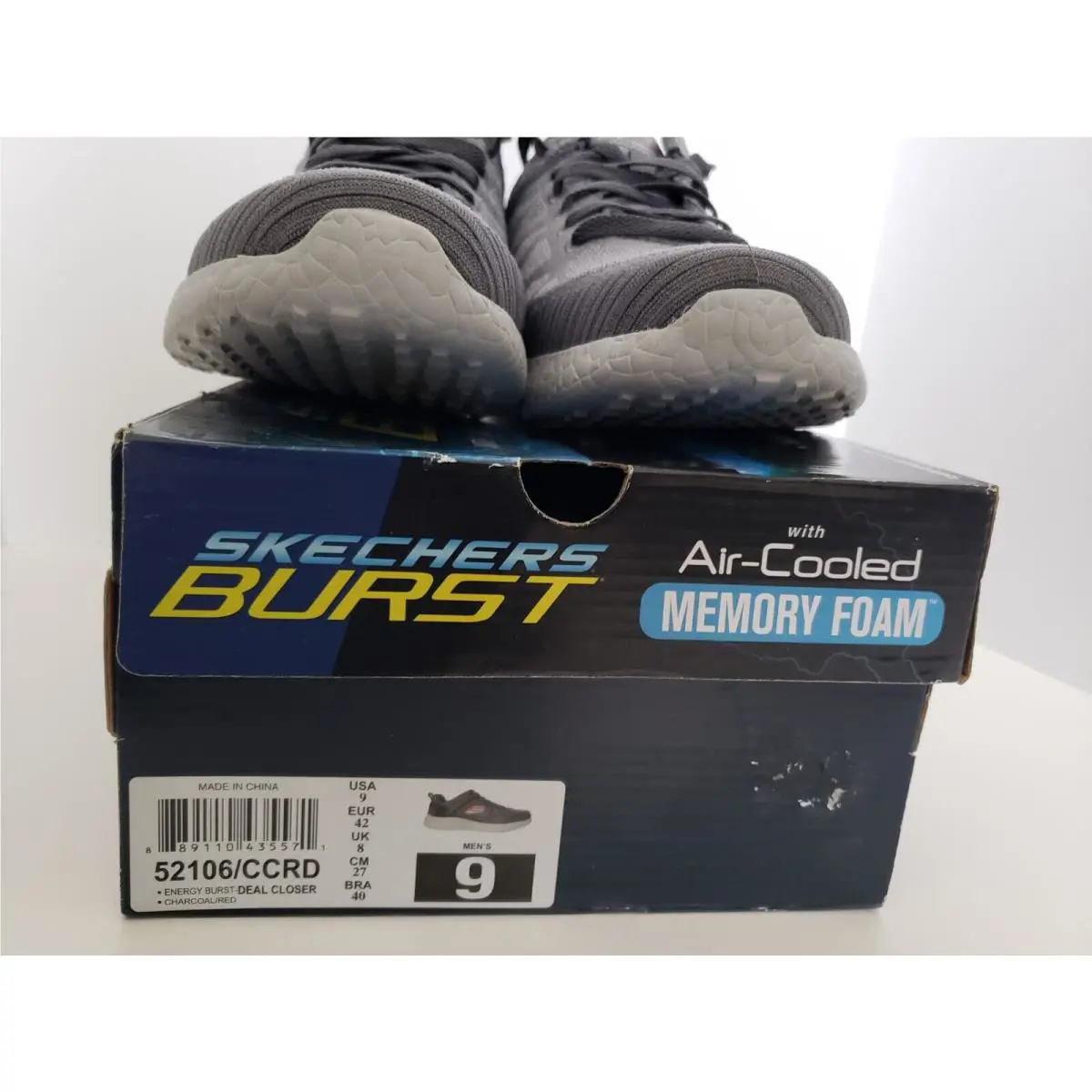 Skechers shoes - Skechers Burst - Burst - 52106/CCRD - Gray 0