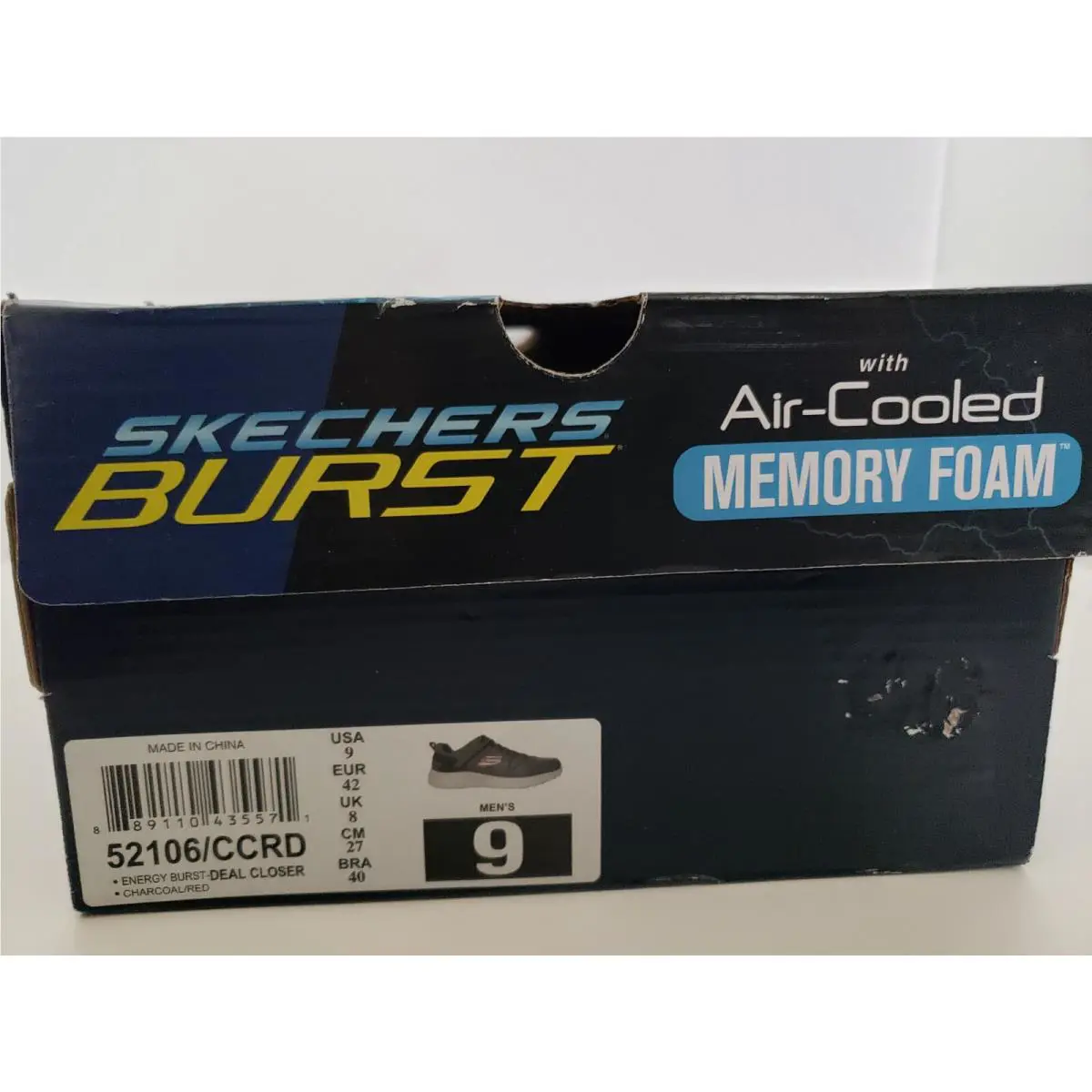 Skechers shoes - Skechers Burst - Burst - 52106/CCRD - Gray 19