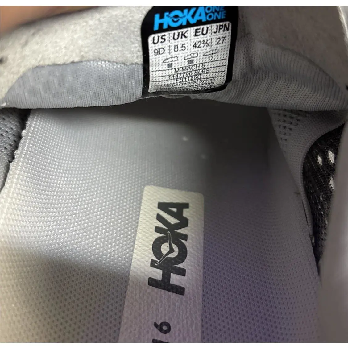 Hoka shoes - Hoka One One Mach 6 - Gray 4