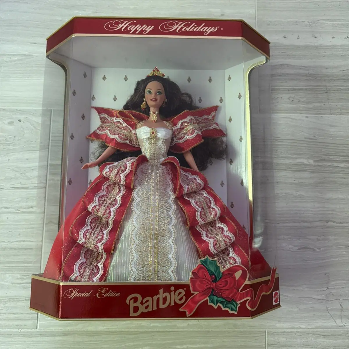 Mattel Barbie 10th Anniversary Happy Holidays Doll 17832