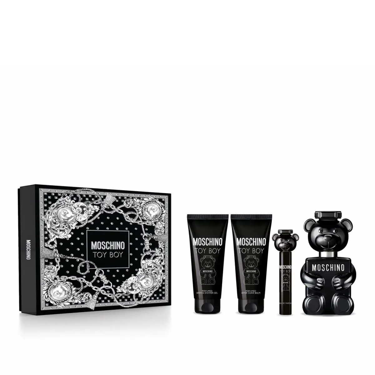 Moschino Toy Boy Eau de Parfum Mens Gift Set with Shower Gel Lot