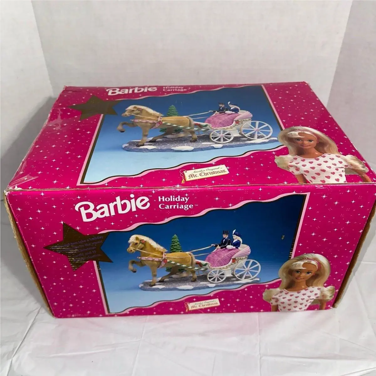 1998 Mr. Christmas Barbie Holiday Carriage