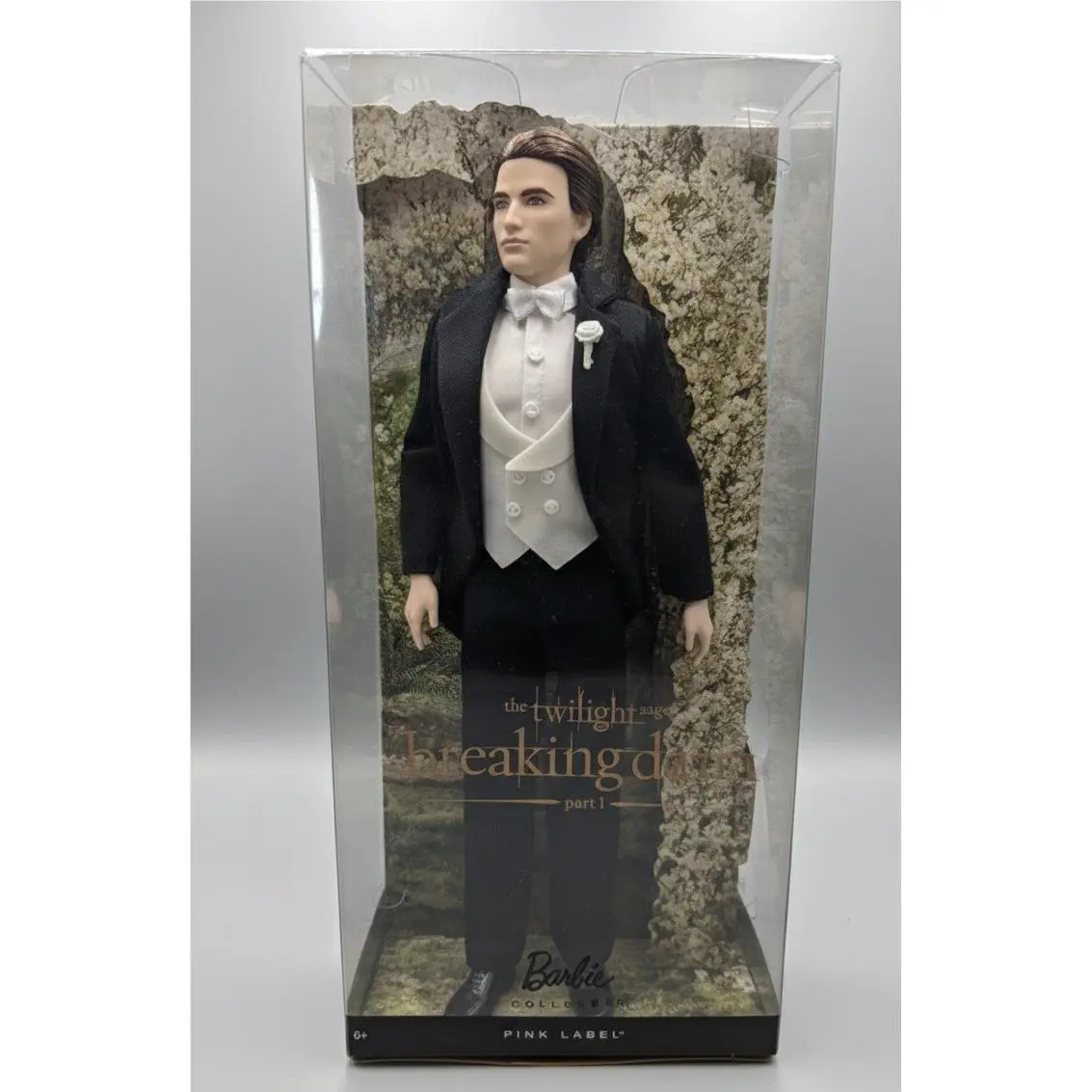 Barbie Twilight Saga Edward Cullen Wedding Doll Breaking Dawn Pt 1 Pink Label