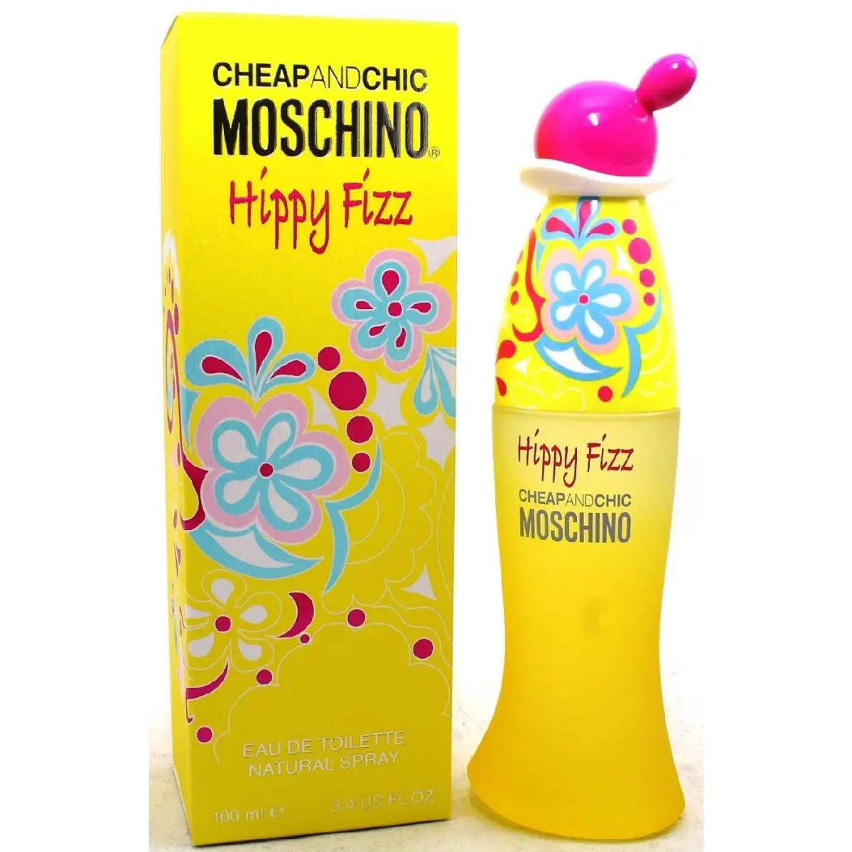 and Chic Hippy Fizz by Moschino 3.4 oz Edt Spray For Women Made in Italy