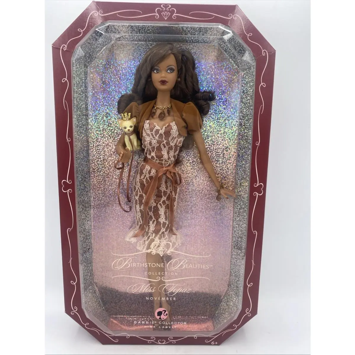 2007 Barbie Birthstone Beauties Miss Topaz November Doll L7583 African American