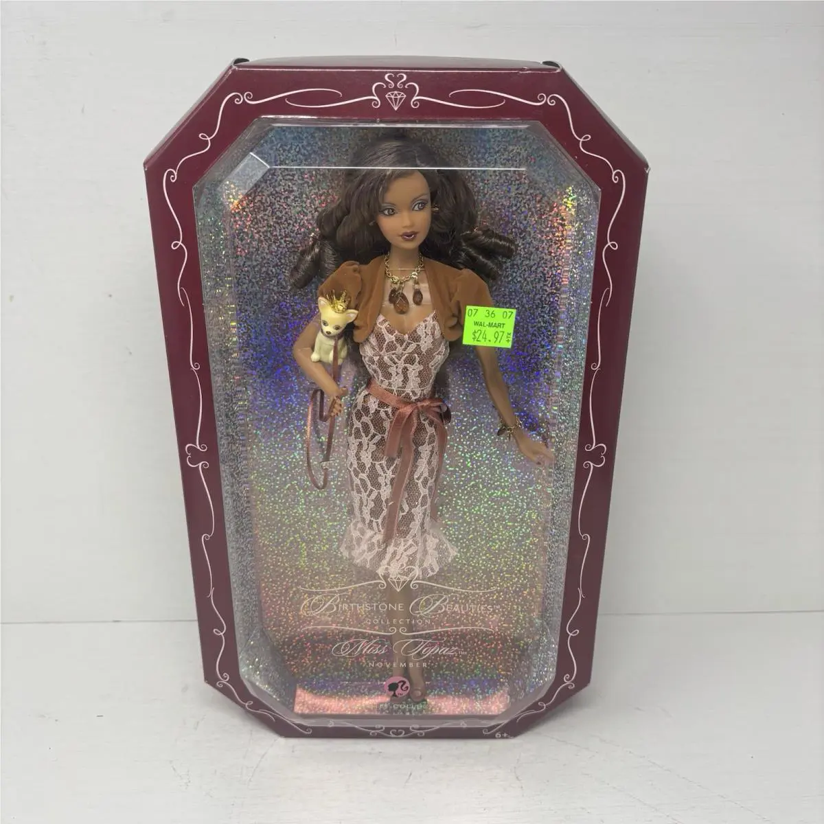 Barbie Birthstone Beauties Miss Topaz November Doll Mattel 2007 African American