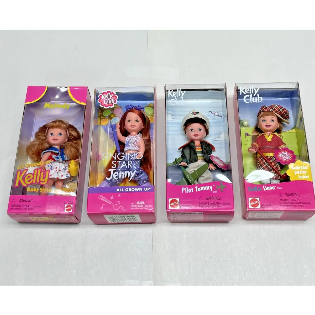 Barbie Kelly Dolls - 4 Kelly Characters - Mib - Nrfb