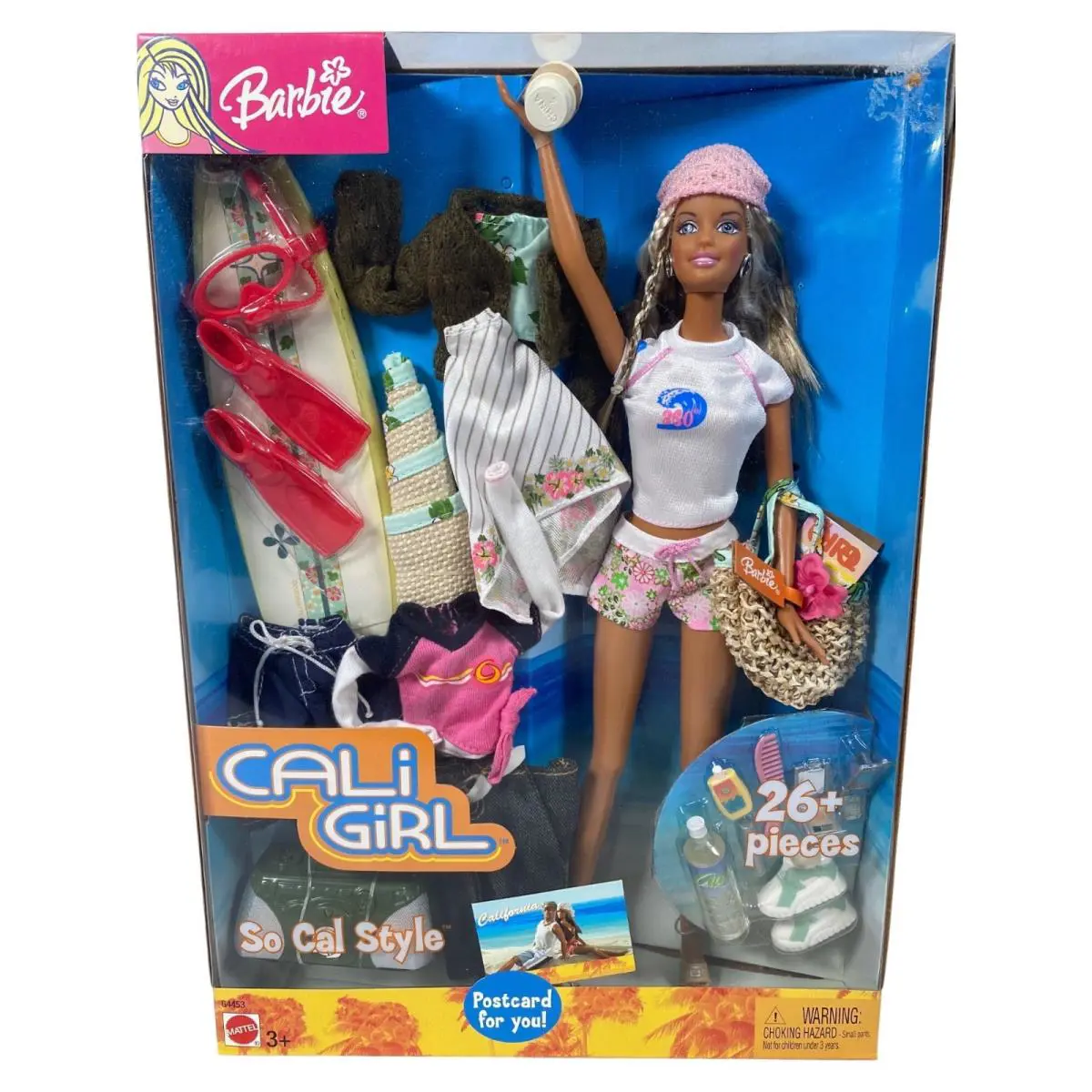 Barbie Cali Girl So Cal Style Doll with 26+ Accessories In Box