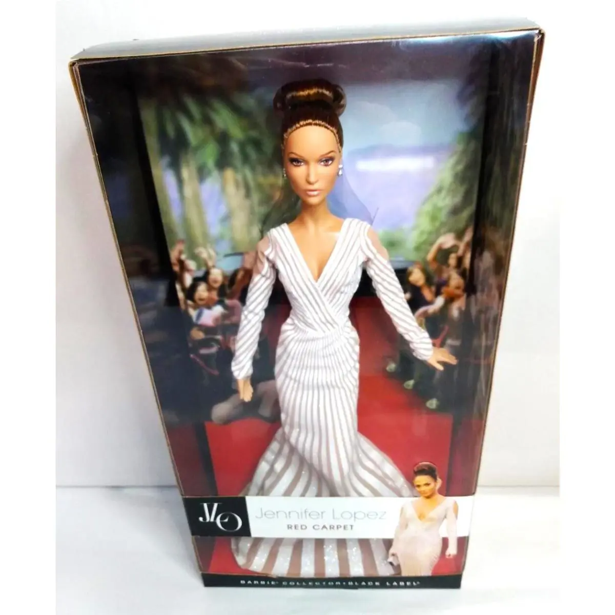 Barbie Doll : Jennifer Lopez Red Carpet - Black Label - X8287- 2013
