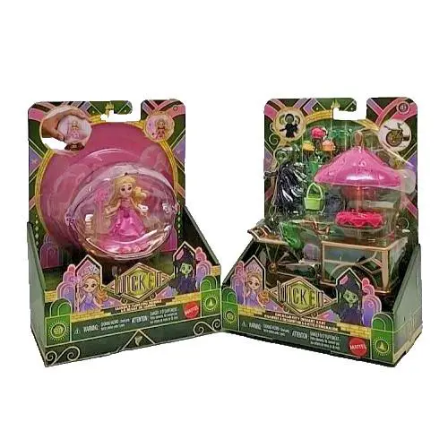 Wicked Glinda s Floating Bubble Elphaba Dessert Cart Mini Doll Playsets Mattel