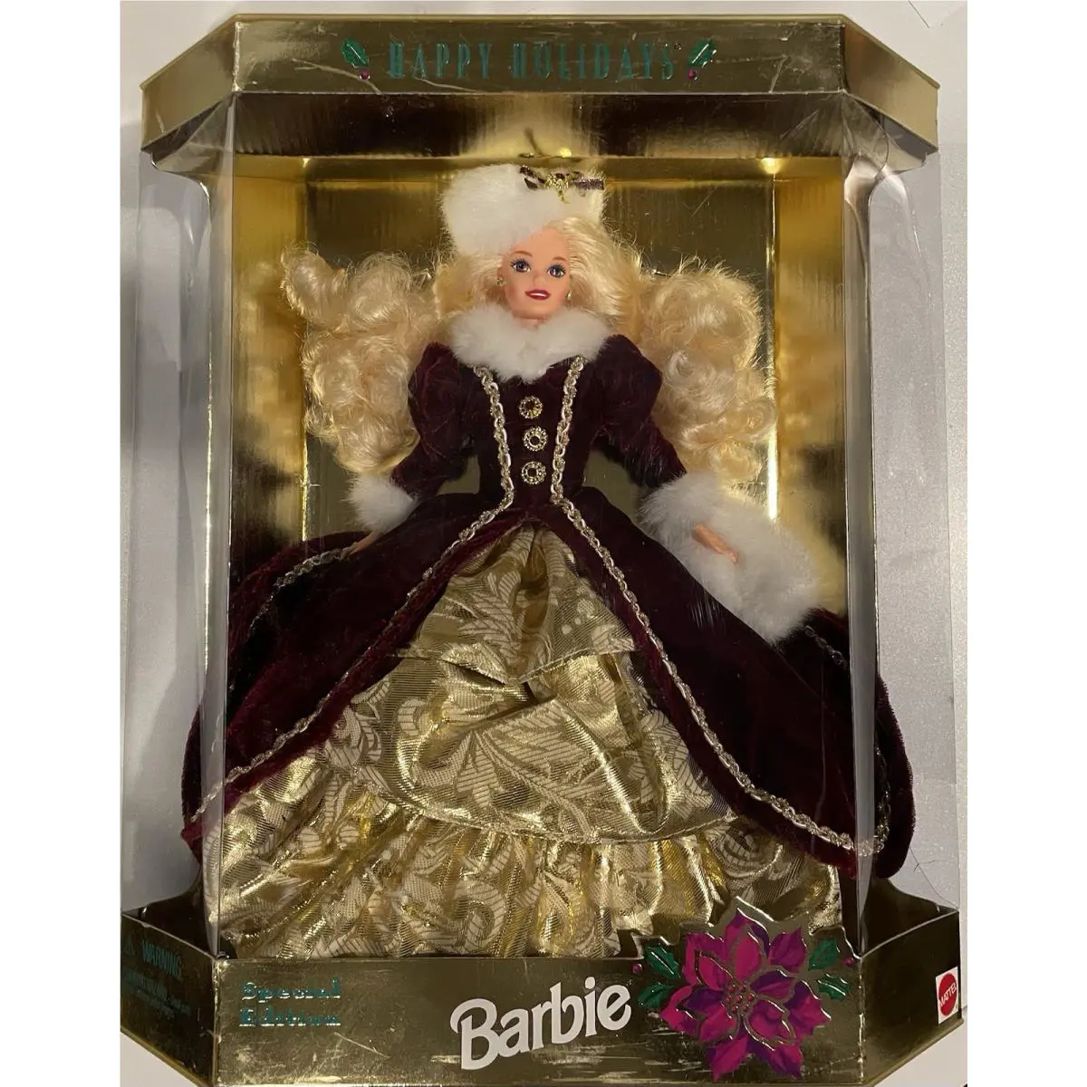 Happy Holidays Special Edition 1996 Holiday Barbie 12in Fashion Doll