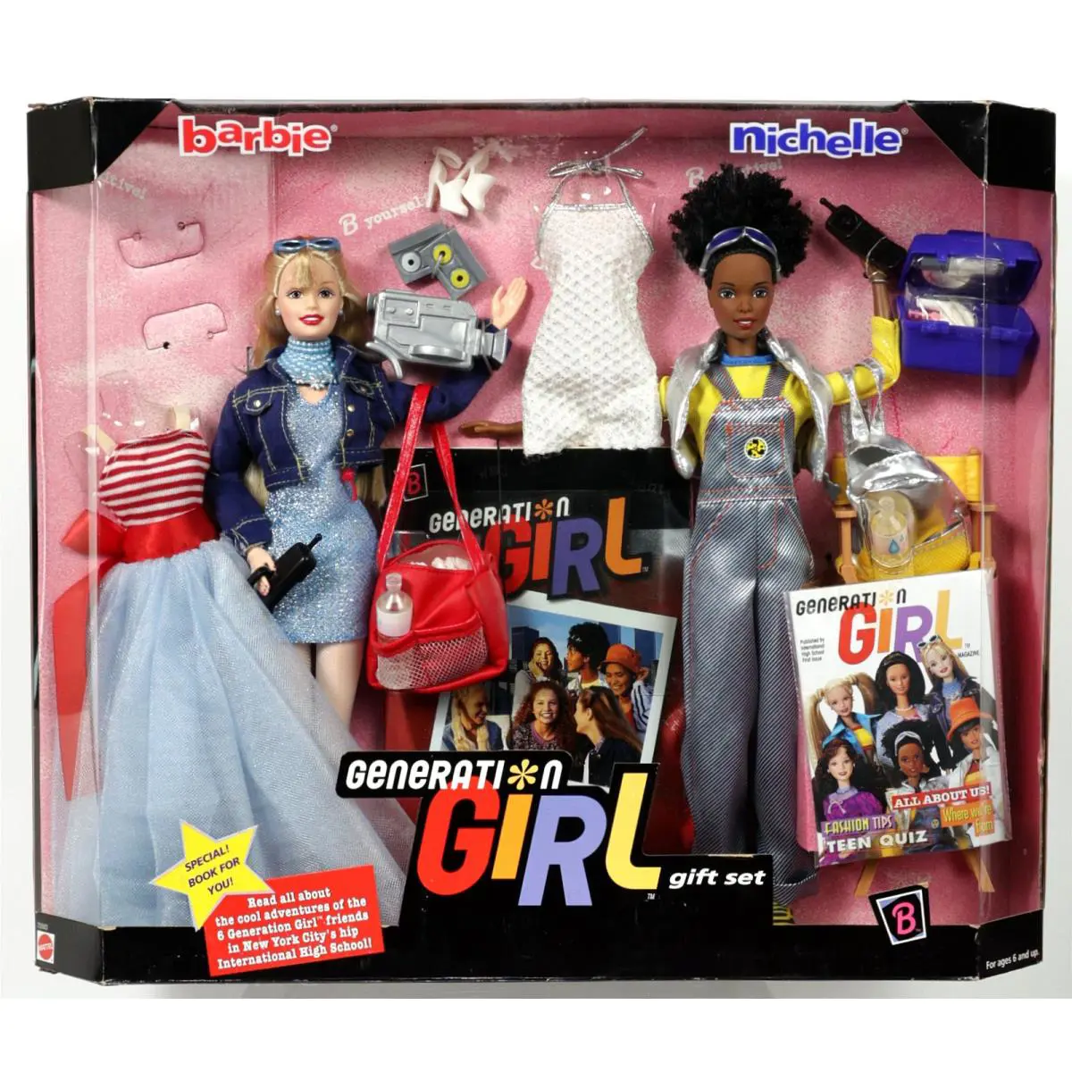 Generation Girl Barbie Nichelle Dolls Gif Set - 25503 Nrfb 1999 Mattel