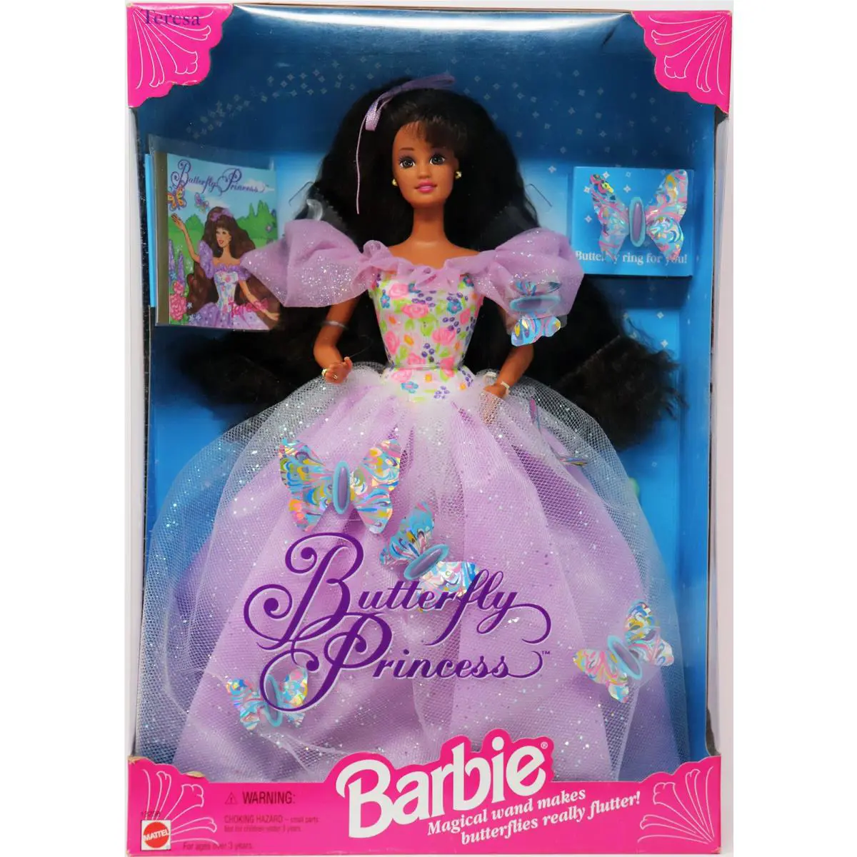 Butterfly Princess Barbie Teresa Doll - 13238 Nrfb 1994 Mattel Inc