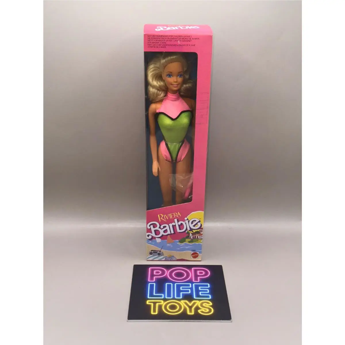 Risque 1989 Mattel Riviera Barbie 7344 Foreign Release