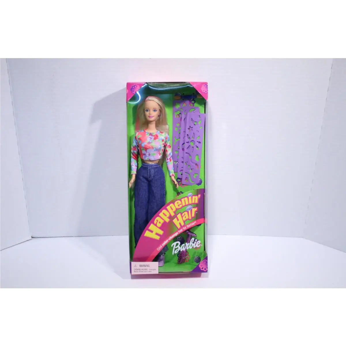 Barbie Happenin Hair Barbie Doll Blonde 2000 Mattel