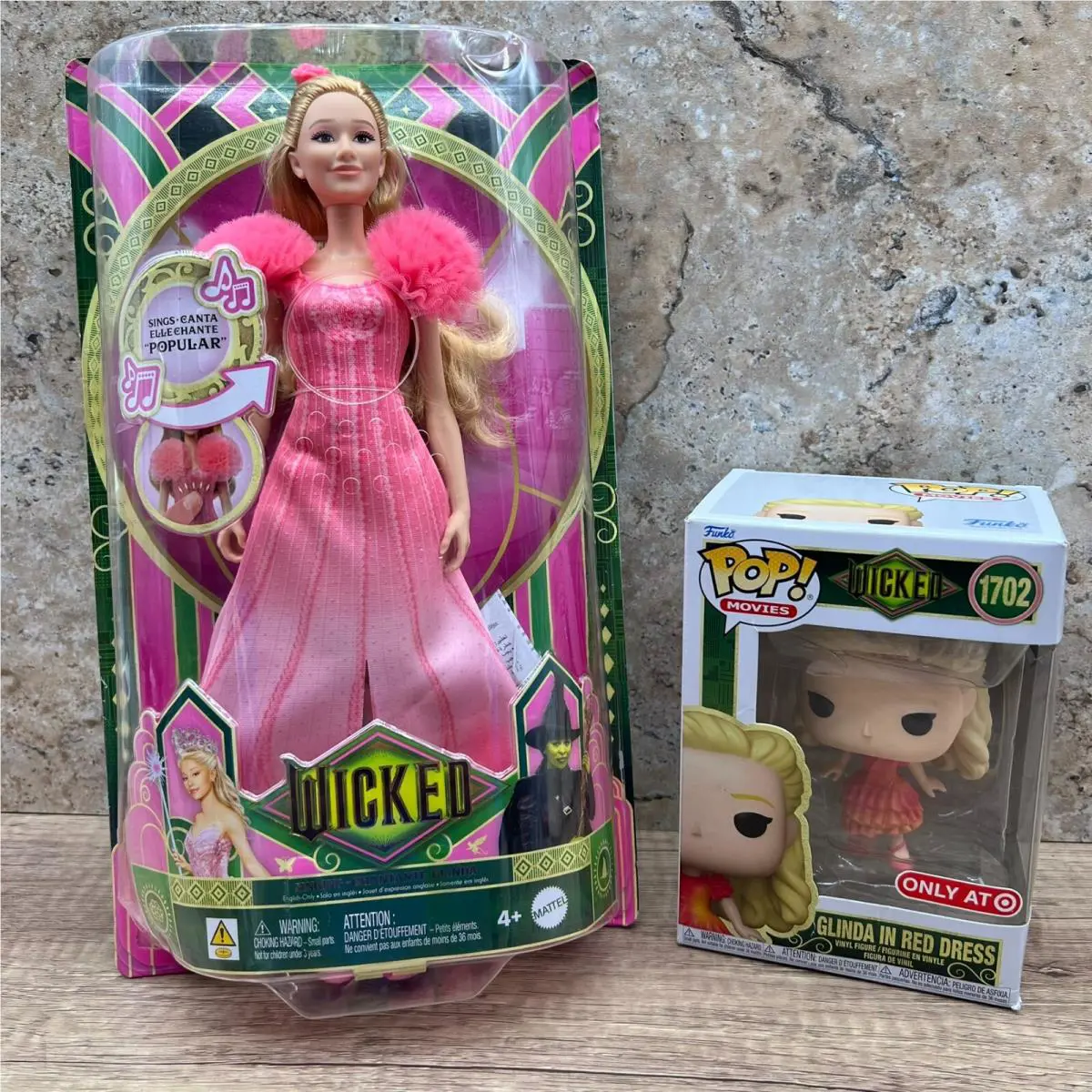 Mattel Wicked Movie Singing Glinda Witch Rare Url Misprint Funko Pop 1702