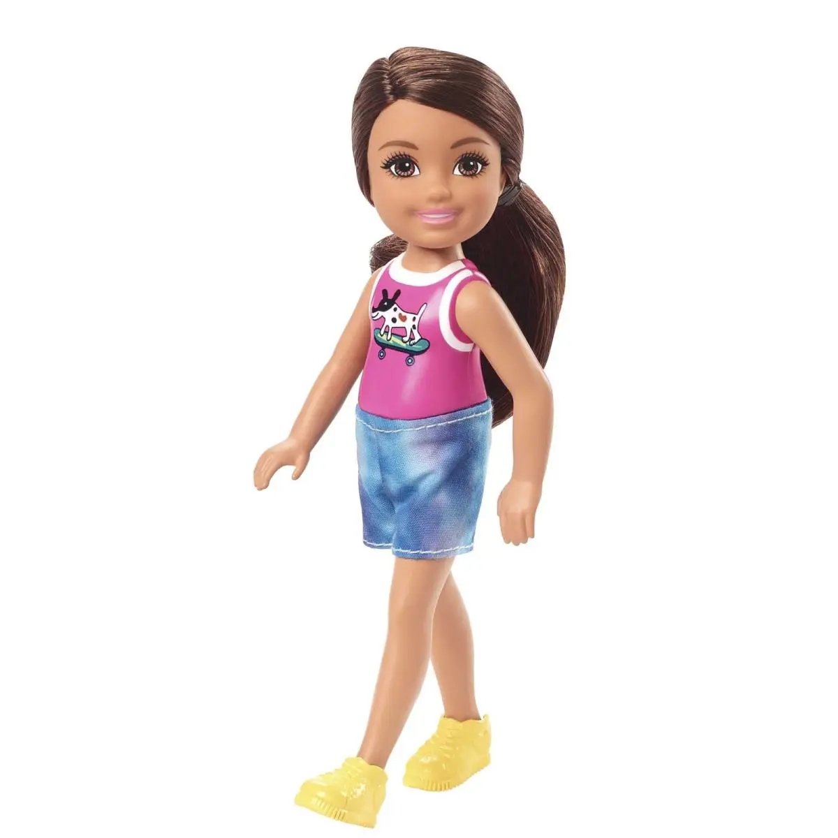 24 Inch Multicolor Chelsea Doll with Removable Skirt and Unicorn Graphic