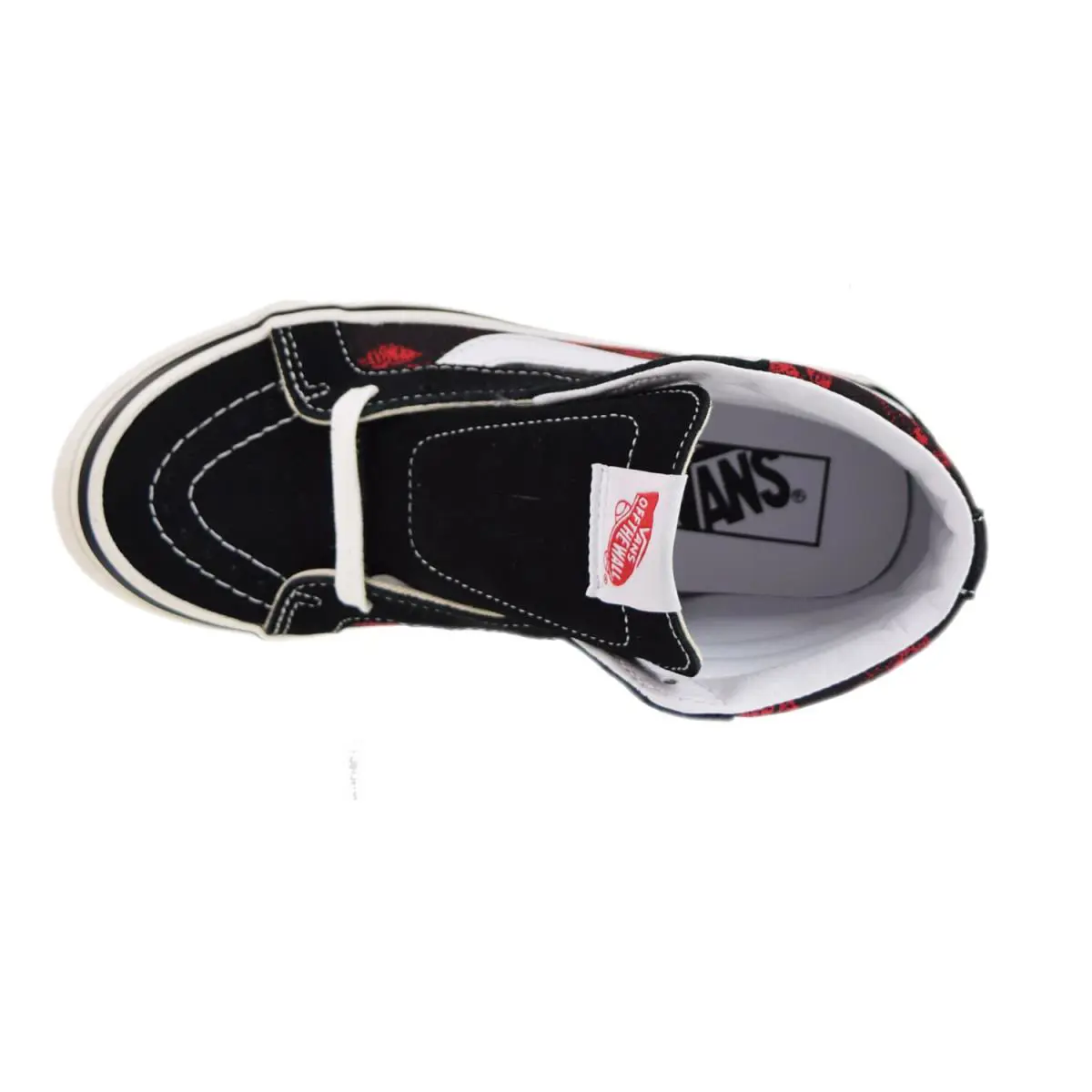 Vans shoes - vn0a38gf-45t - vn0a38gf-45t - Black-Red-White 3