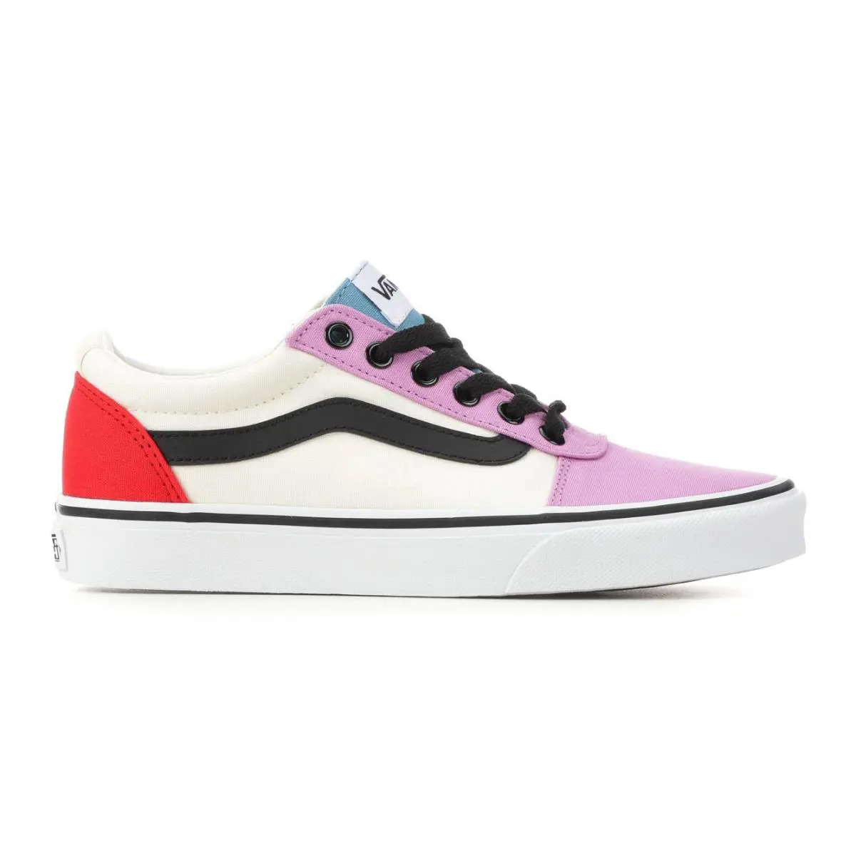 Vans Ward Women s Sneakers Color Block Orchid/red - Red