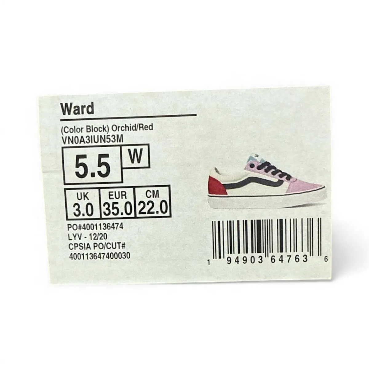 Vans shoes - VANS Ward - Ward - Red 4