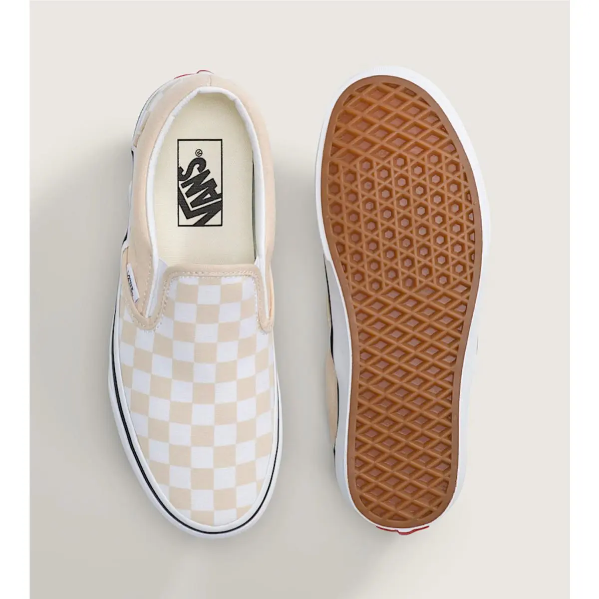 Vans shoes - VANS Slip-On - VN000D6YCHW1 - Beige 8