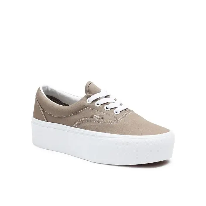 Vans Era Stackform VN0A5JLZ1NU Sneakers Women`s Brown Low Top Platform Shoes - Brown