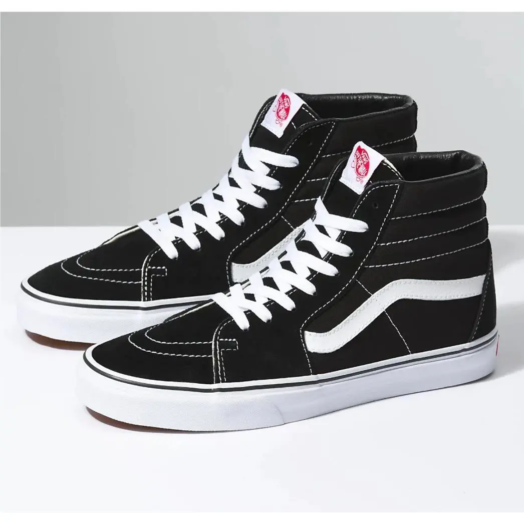 Vans shoes - OG SK8-HI LX - VN0A4BVBOIU - (SUEDE/CANVAS) BLACK/TRWHT 0