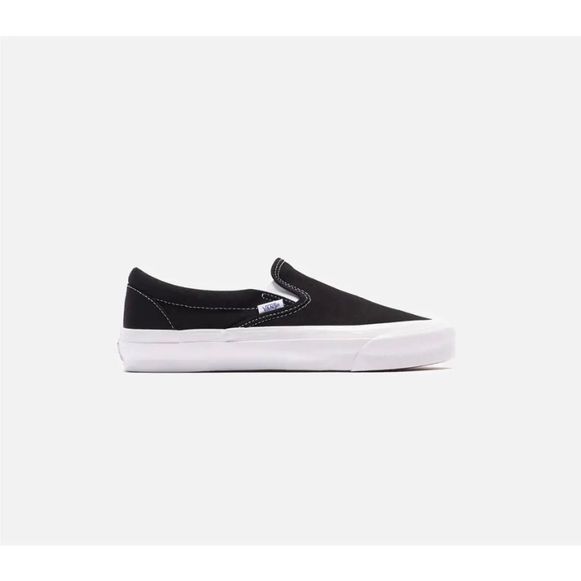 Vans shoes - CLASSIC SLIP-O - CLASSIC - VN0A45JK1WX - (CANVAS) BLACK/TRUE WHITE 0