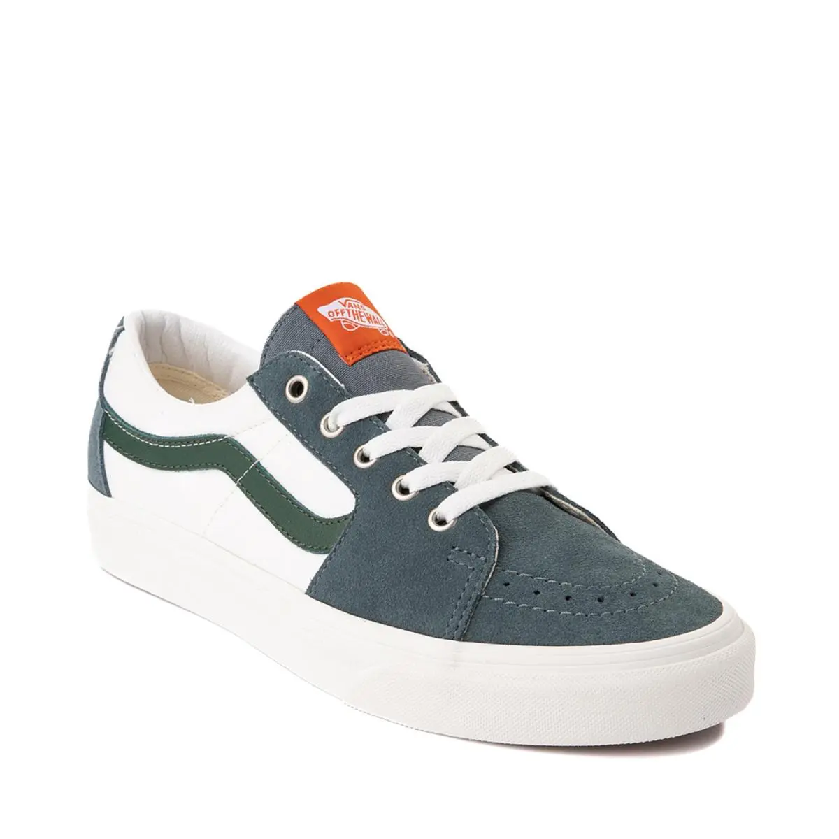Vans shoes - VANS Sk8-Low - VN0A5KXDBLG - Varsity Canvas Blue / Green 1