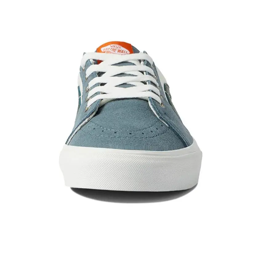 Vans shoes - VANS Sk8-Low - VN0A5KXDBLG - Varsity Canvas Blue / Green 5